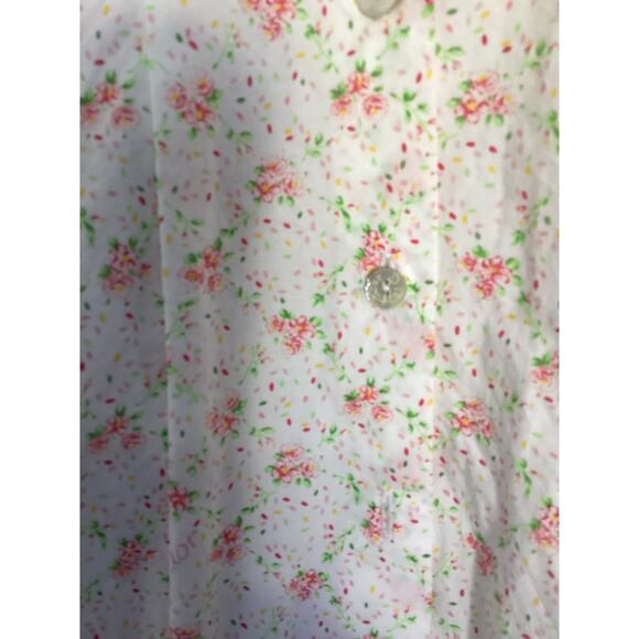 Dior Baby White Floral Print & Logo Dress 100% Cotton Infant Girl Size 6M - Picture 5 of 9